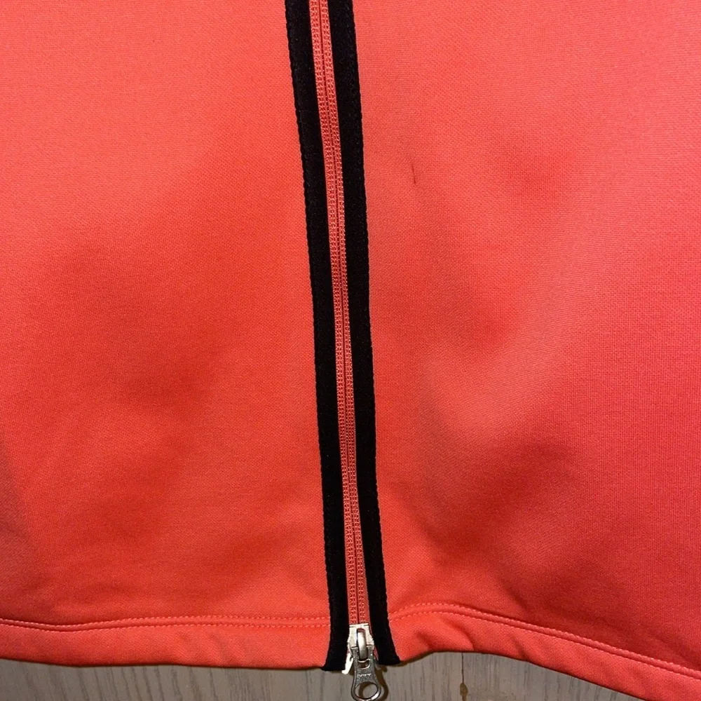 Nike Therma Fit Victory Orange Full Zip Medium Men’s Golf Vest with Black